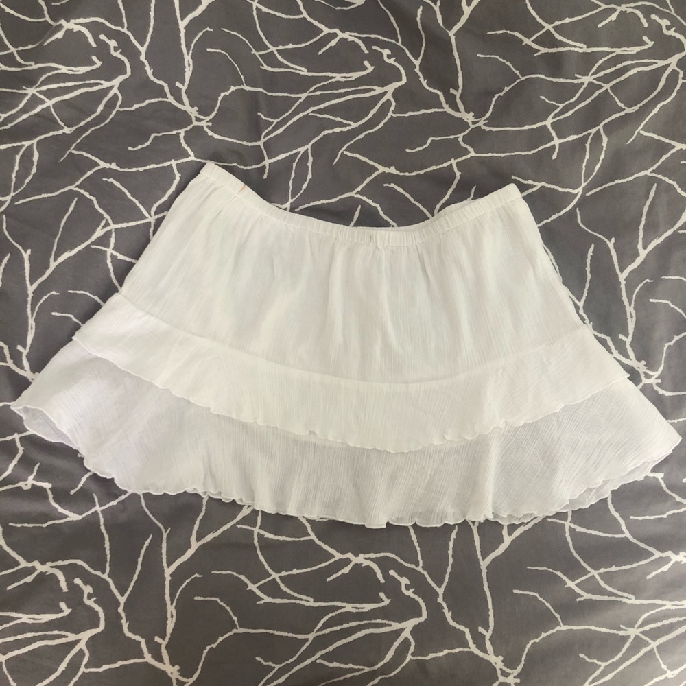 Beach cover-up mini skirt